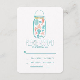 Casual Beach Mason jar, RSVP