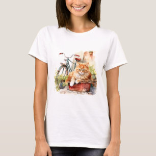 Cat. 1 em T-Shirt de queda
