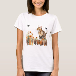 Cat. 3 em T-Shirt de outono
