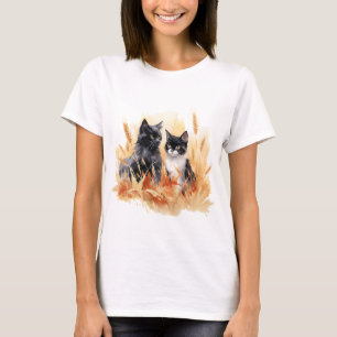 Cat. 5 na queda do T-Shirt