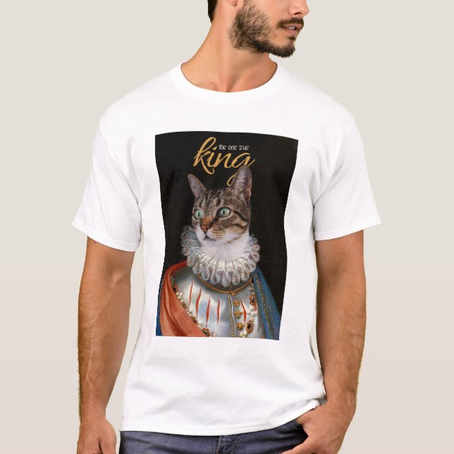 Cat, a única camiseta verdadeira do rei (Frente)