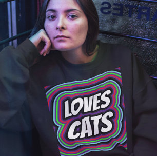 CAT AMES RETRO CAT T-SHIRTS