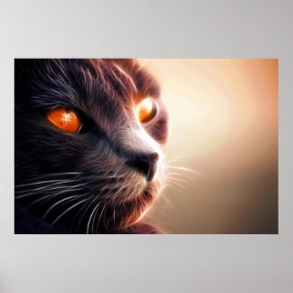 Cat Animal Photo Nature Wall Poster