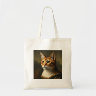 Cat Art Bolsa Mona Lisa Starry Night
