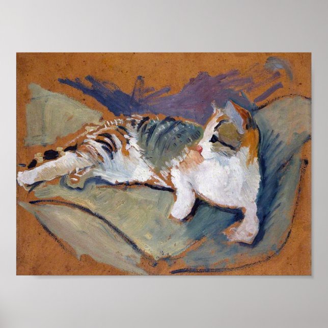 Cat, August Macke Poster (Frente)