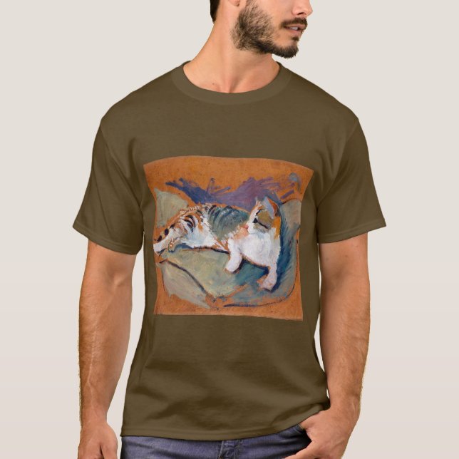 Cat, August Macke T-Shirt (Frente)