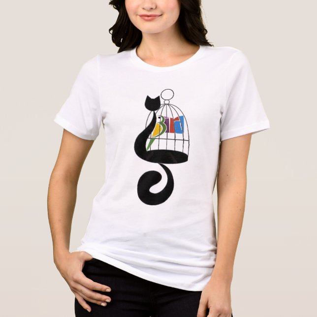 cat cage T-Shirt (Frente)