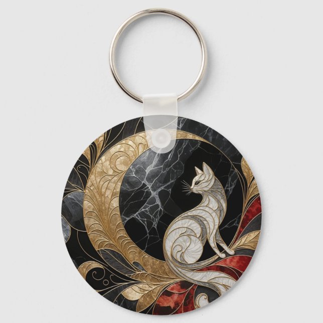 Cat Deco Chaveiro (Frente)