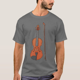 Cat e o Fiddle, Violin - Camiseta masculina