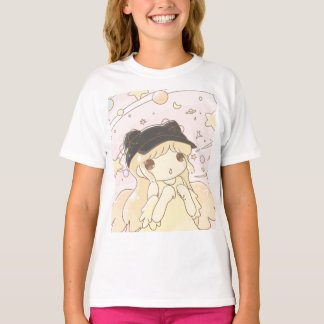 Cat-eared angel T-shirt basic