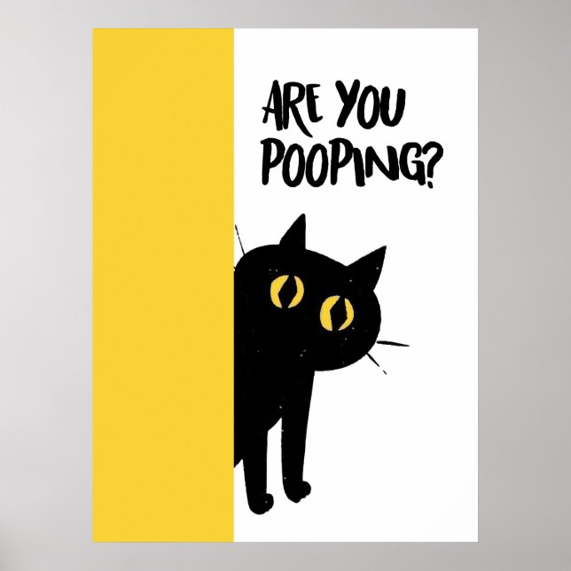 Cat | Funny & decorative Poster  (Frente)
