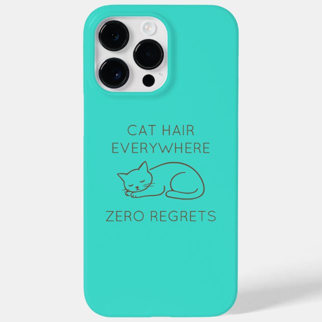 Cat hair everywhere zero regrets (Verso)