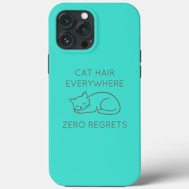 Cat hair everywhere zero regrets (Verso)