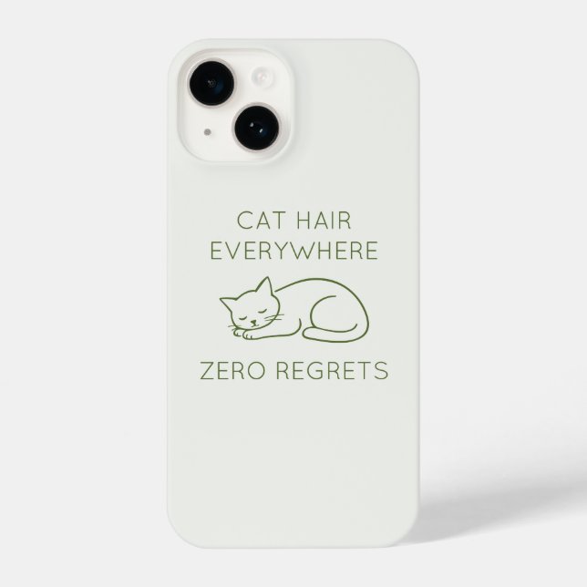Cat hair everywhere zero regrets (Verso)