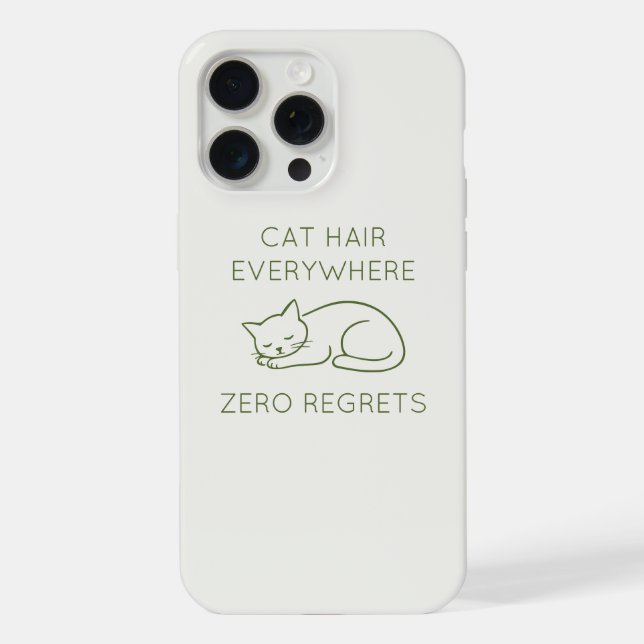 Cat hair everywhere zero regrets (Verso)