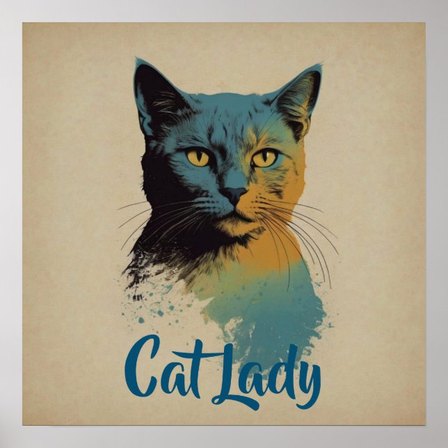 Cat Lady Poster (Frente)