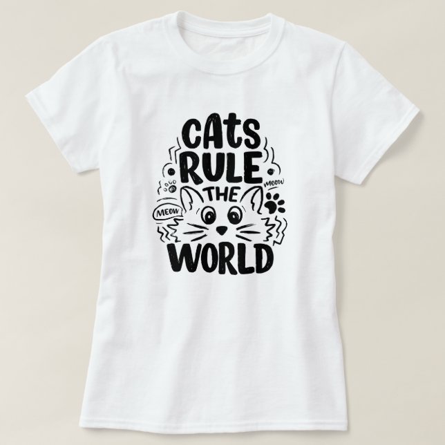 Cat Love T-Shirt (Frente do Design)