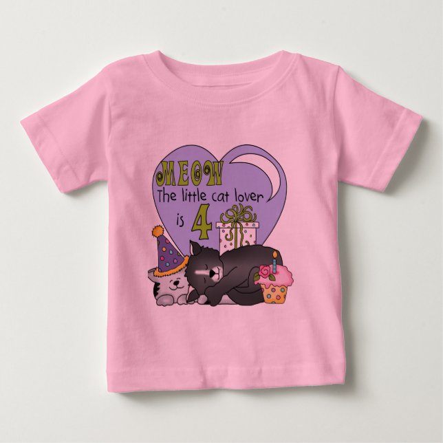Cat Lover 4º t-shirts e presentes (Frente)