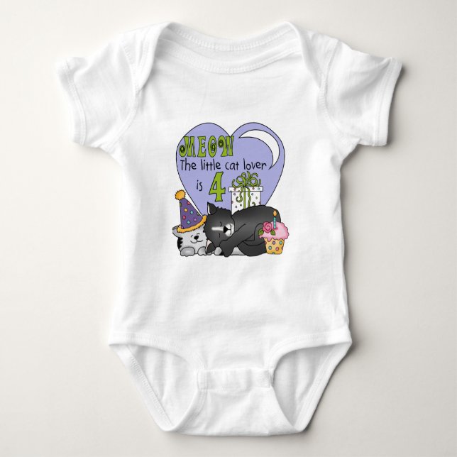 Cat Lover 4º t-shirts e presentes (Frente)