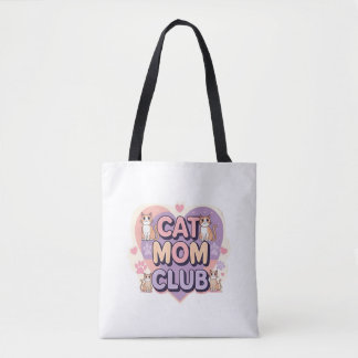 Cat Mãe Club - Trendy Shoulder Tote Bag