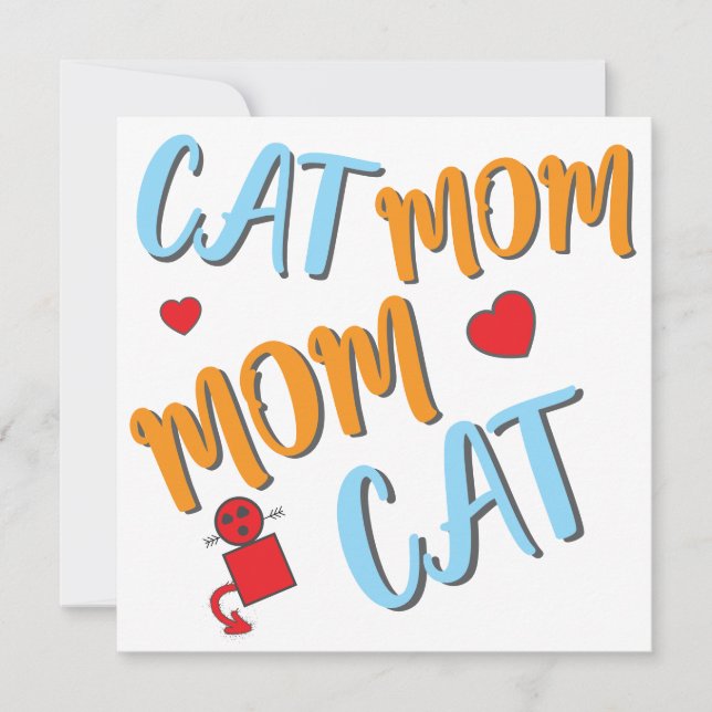 Cat Mãe Felina Fresca Gota com Personalização Opci (Frente)