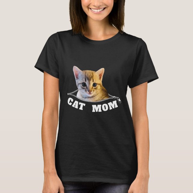 Cat Mãe T-Shirt (Frente)