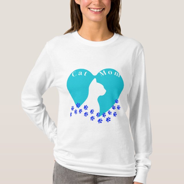 Cat Mãe T-Shirt (Frente)