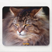 "Cat Mat" Maine Coon Mousepad amante de gatos