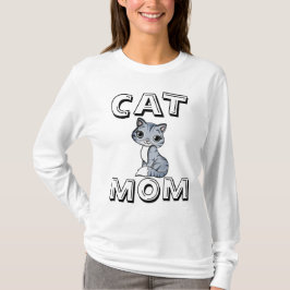CAT MOM, T-Shirts Damas