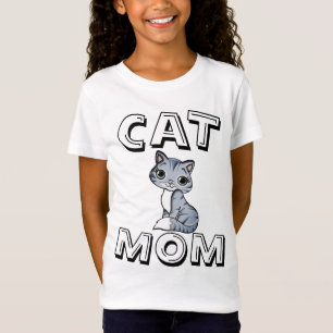 CAT MOM, T-Shirts para raparigas