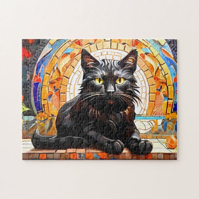 Cat Mosaico, Quebra-cabeça (Horizontal)