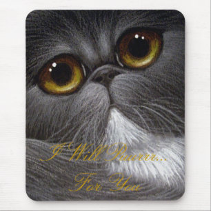 CAT PERSA BICOLOR Mousepad