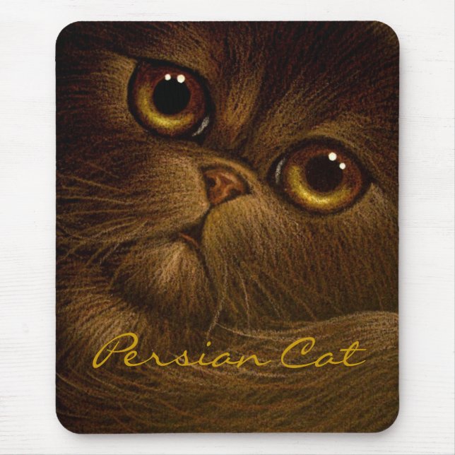 CAT PERSA Mousepad do CHOCOLATE (Frente)
