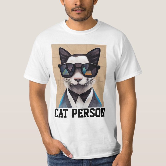 CAT PESSOA T-shirts Engraçadas (Frente)