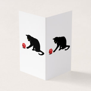 Cat Rolling Dice RPG RPG Jogos Jogando Lov