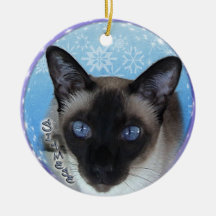 CAT SIAMESE - Enfeites de natal IMPRESSIONANTES