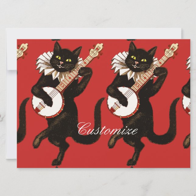 Cat tocando Banjo Thunder_Cove (Frente)