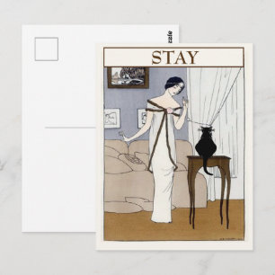 CAT Vintage, alterar texto do cartão postal