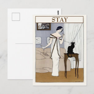 CAT Vintage, alterar texto do cartão postal