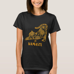 Cat Yoga Namaste OM - Engraçado Yoga Gift T-Shirt