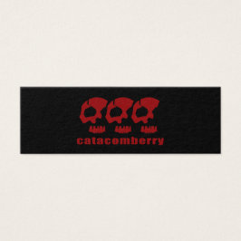 catacomberry skuletons BOOKMARKER