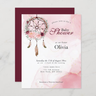 Catador de Sonhos Russos Rosa de Chá de fraldas Or