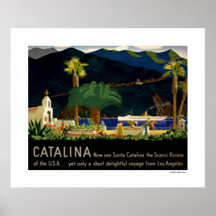 Catalina por Otis Shepard, C. 1935. Poster
