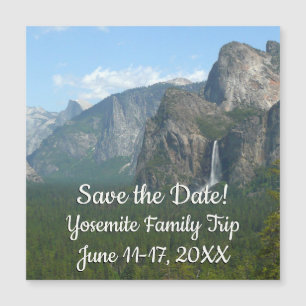 Cataratas Bridalveil e Half Dome em Yosemite