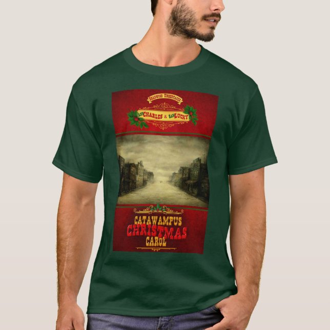 Catawampus Christmas Carol T-shirt de Ann Charles (Frente)