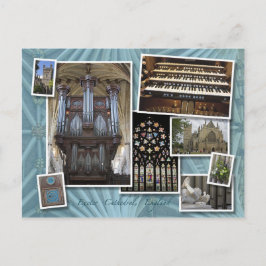 Catedral de Exeter, Reino Unido - cartão postal de