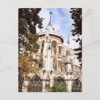 Catedral de Notre Dame, Cartão Postal de Paris
