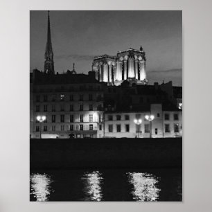Catedral de Notre Dame, da poster do Sena