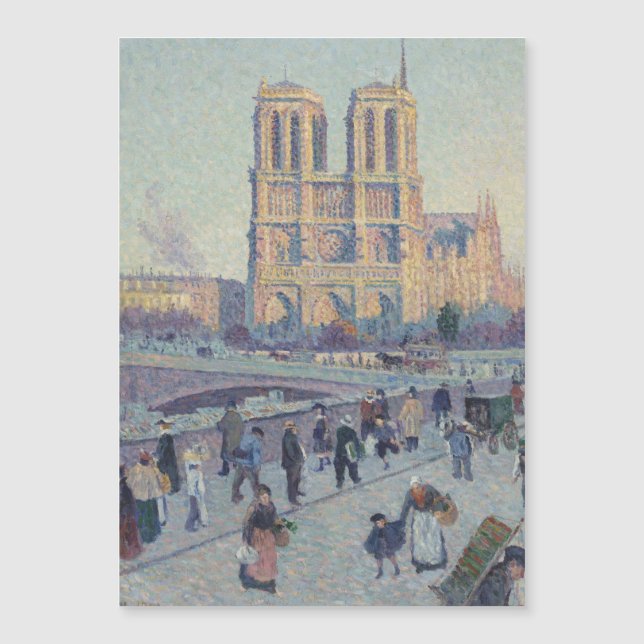 Catedral de Notre Dame Paris Pintura Clássica Fran (Frente)