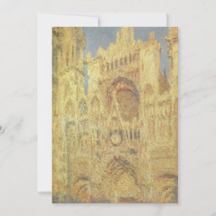 Catedral de Ruão, Pôr do Sol por Claude Monet